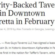 Tavern Open Downtown Alpharetta
